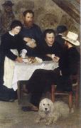 Edouard Manet the beer waiter France oil painting artist